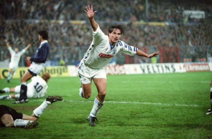 GES/ Fussball/ Karlsruher SC - FC Valencia , 02.11.1993