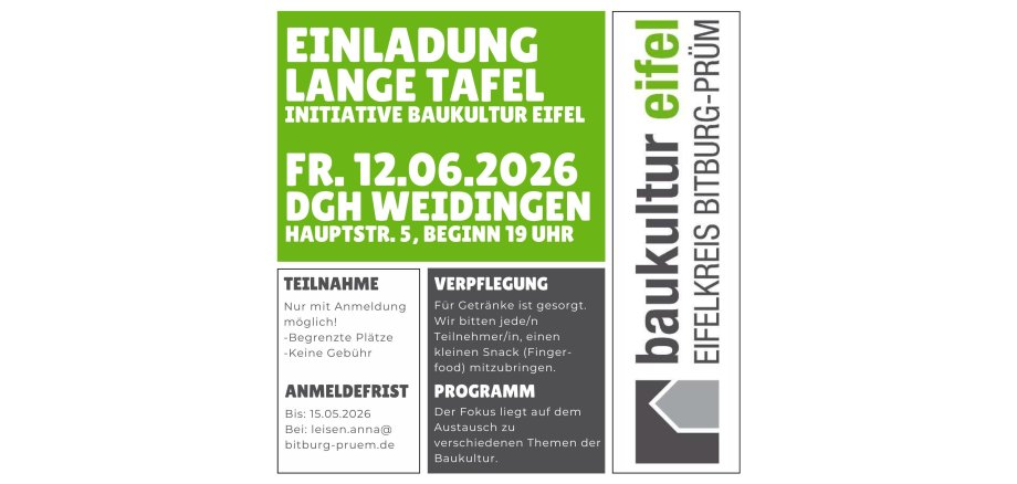 Einladung Lange Tafel 19 Uhr - 1 Einladung Lange Tafel 19 Uhr - 1