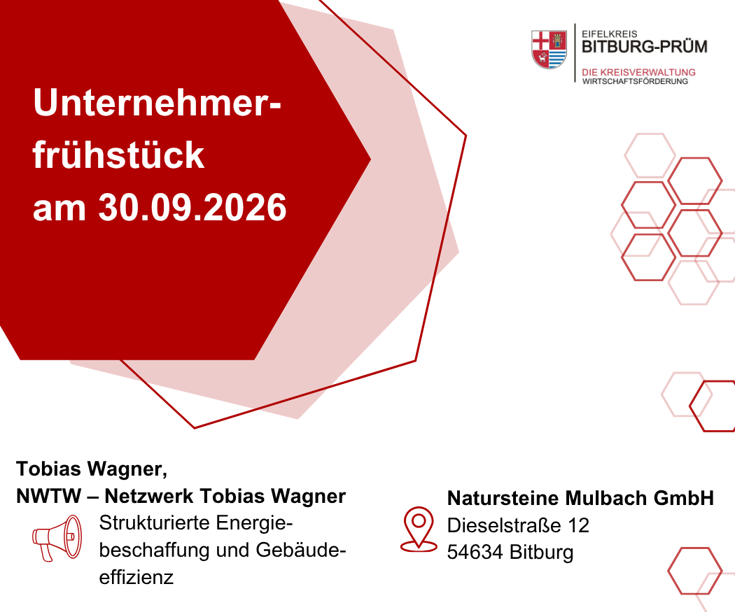 Unternehmerfrühstück am 26.06.2024 - Variante 1
