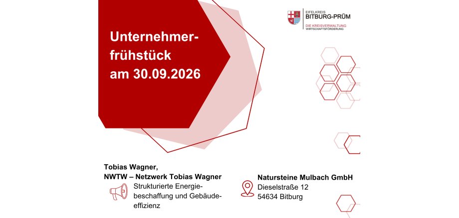 Unternehmerfrühstück am 26.06.2024 - Variante 1